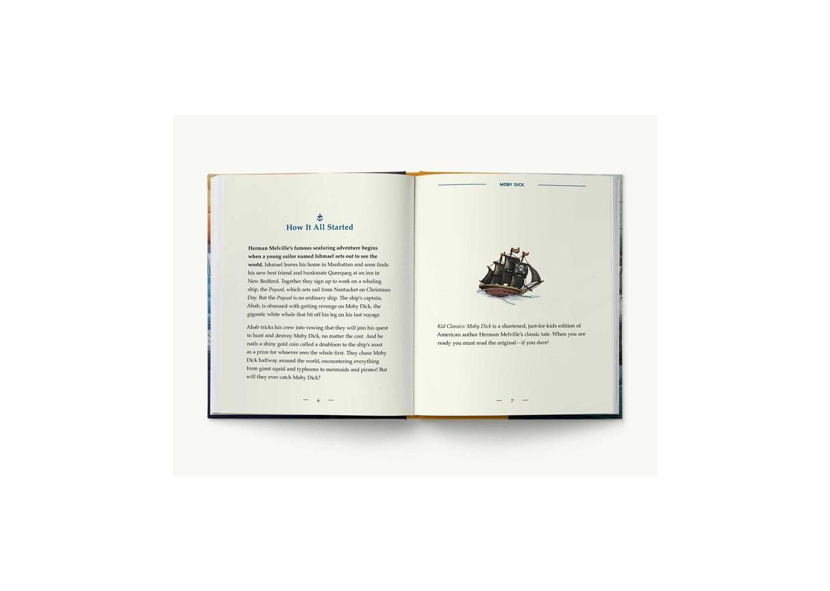 Moby Dick - Kid Classics- The Classic Edition Reimagined Just-for-Kids Kid Classic 3 by Herman Melville