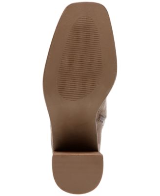 Women's Flapper Knee-High Block-Heel Dress Boots