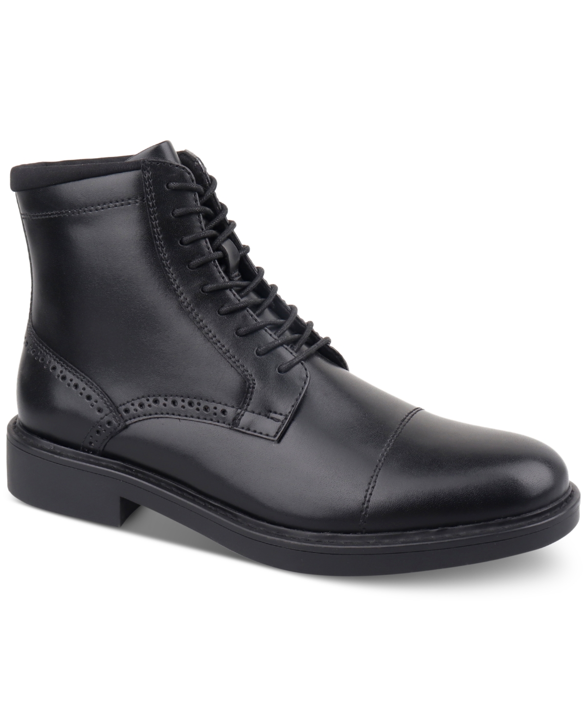 Alfani Men s Elroy Lace Up Cap Toe Boots Created for Macy s Men s Shoes Smart Closet