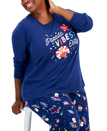 Family Pajamas Matching Plus Size Mix It Parade Pajamas Set