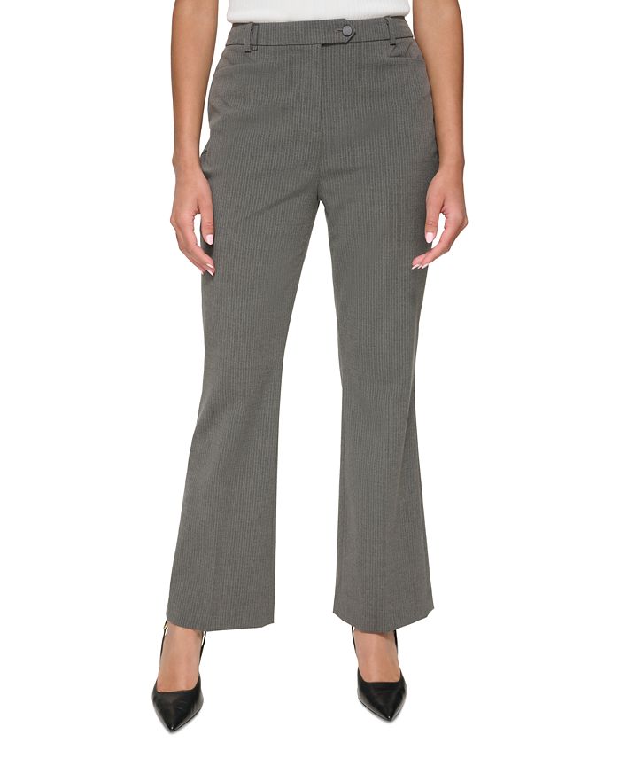 Calvin Klein Women's Pinstriped Modern Pants - Macy's