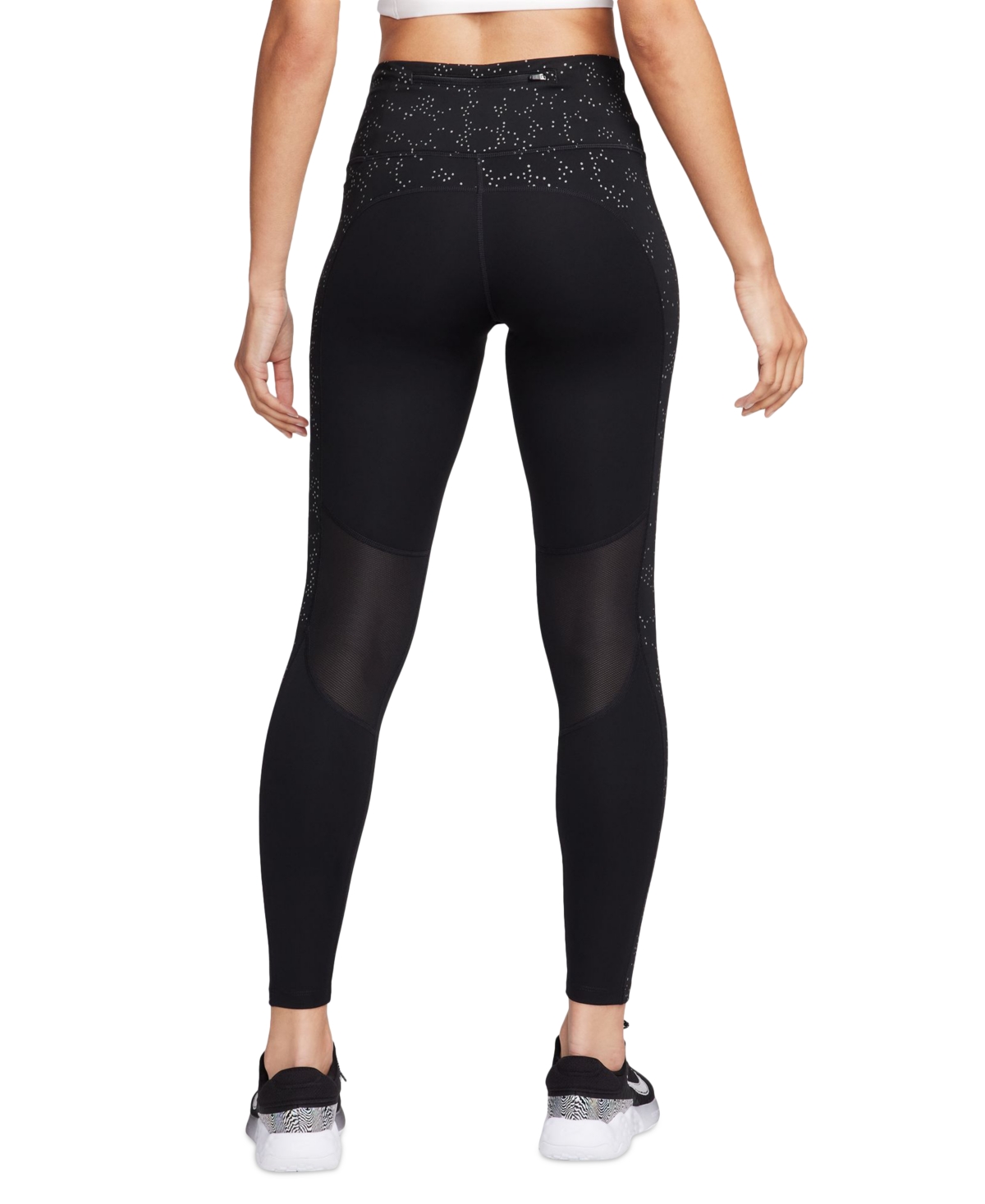 Nike Women's Fast Mid-Rise 7/8 Leggings -reflective Silver