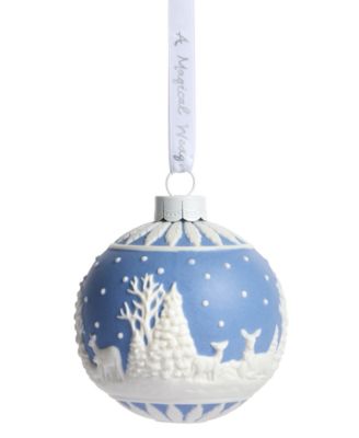 Wedgwood - Christmas Deer Bauble Ornament