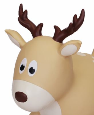 Farm Hoppers Deer Ride-On Toddler Inflatable Bounce Toy