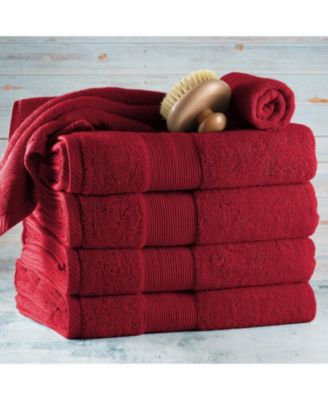Luxury Combed Cotton Bath Towel Set, 6-Piece