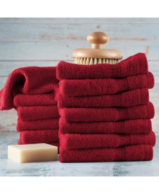 Luxury Combed Cotton Washcloth Set, 12-Pack