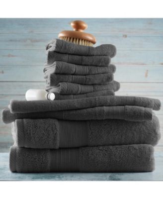Luxury Soft Combed Cotton 10-Piece Towel Set
