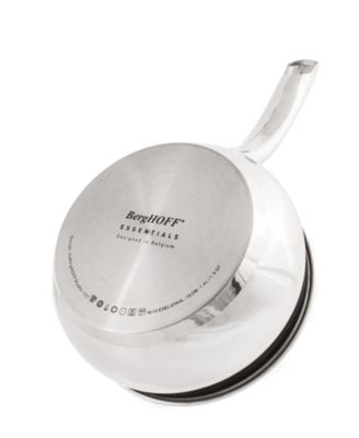 Belly Shape 18/10 Stainless Steel 6.25" Sauce Pan with SS Lid, 1.5qt.