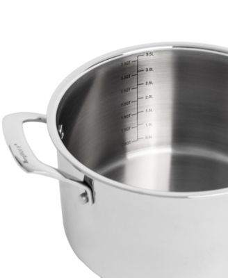 Professional 13pc Tri-Ply 18/10 Stainless Steel Cookware Set with SS Lids