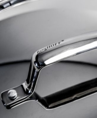 Professional Tri-Ply 18/10 Stainless Steel 8" Saucepan with SS Lid, 3.3qt.