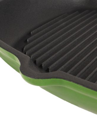 Cast Iron Grill Pan with Slotted Steak Press – Neo Collection, 11", 2-Piece Set