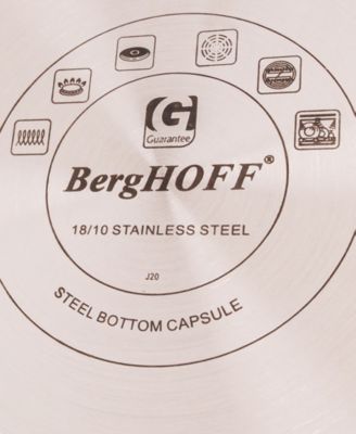 Ouro Gold 5pc 18/10 Stainless Steel Starter Set, SS Lids, Rose Gold Handles