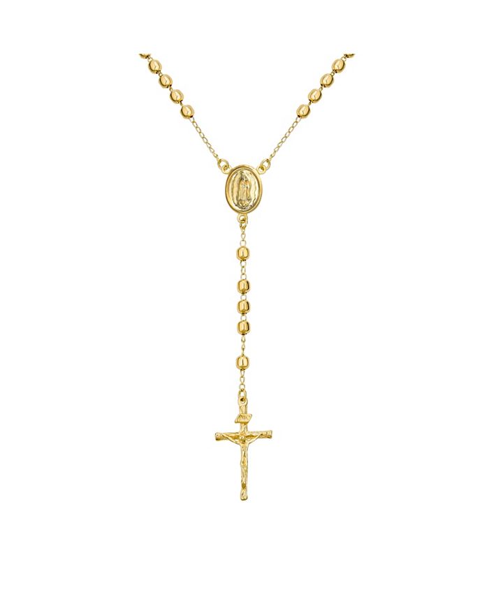 Macy's rosary discount necklace