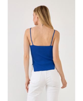 Women's Elevated Corset Knit Cami