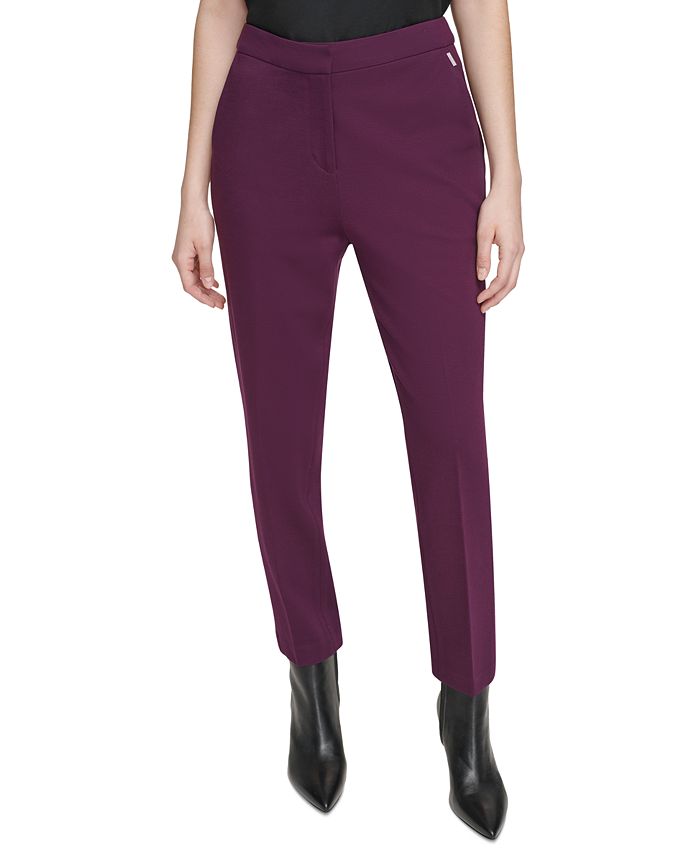 Macy's calvin klein women's pants cheap