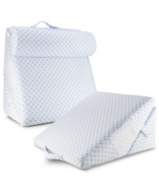 Nestl Adjustable Wedge Pillow with Cooling Cover and Extra Pillow - Macy's