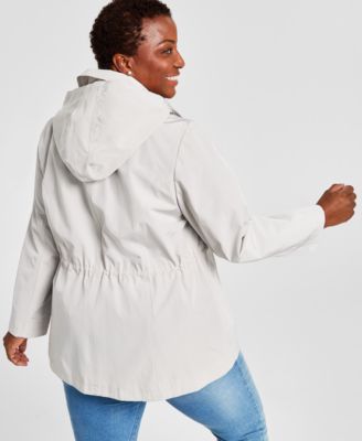 Women's Petite Hooded Anorak