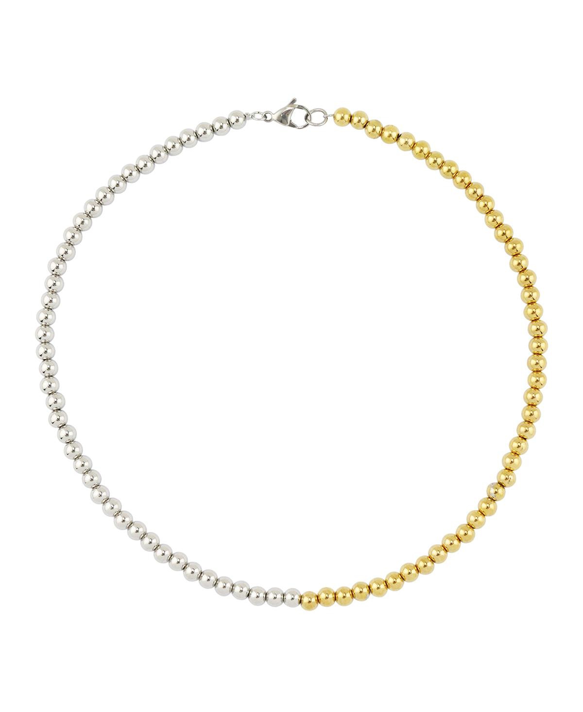 Dina Beaded Necklace - Two tone