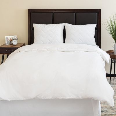 100% Premium White Cotton Duvet Covee 200 Thread Count