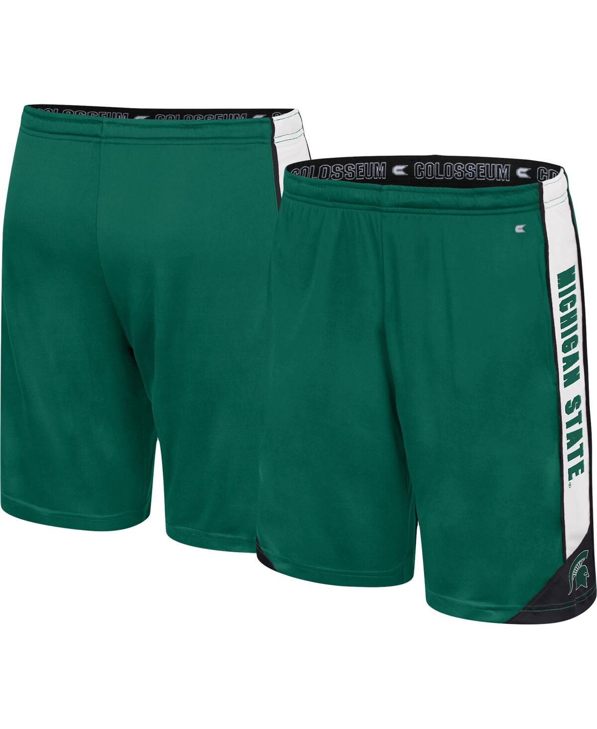 Shop Colosseum Men's  Green Michigan State Spartans Haller Shorts