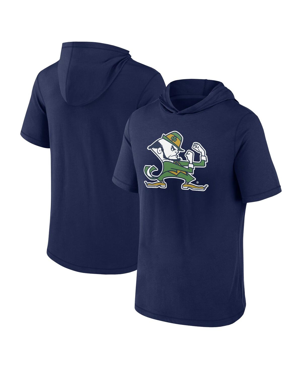 Men's FanaticsNotre Dame Fighting Irish Primary Logo Hoodie T-shirt - Navy