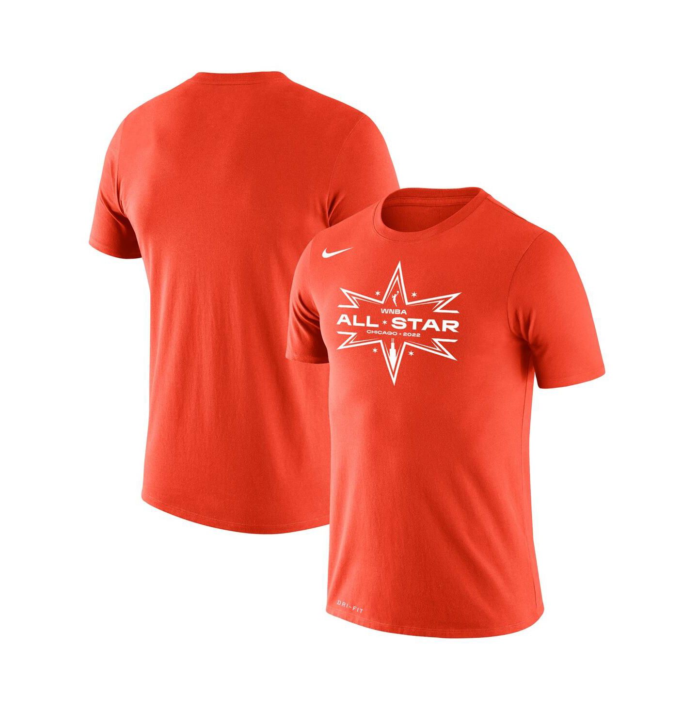 Мужская футболка Nike Orange 2022 WNBA All-Star Game Logo Legend Performance — фото 1
