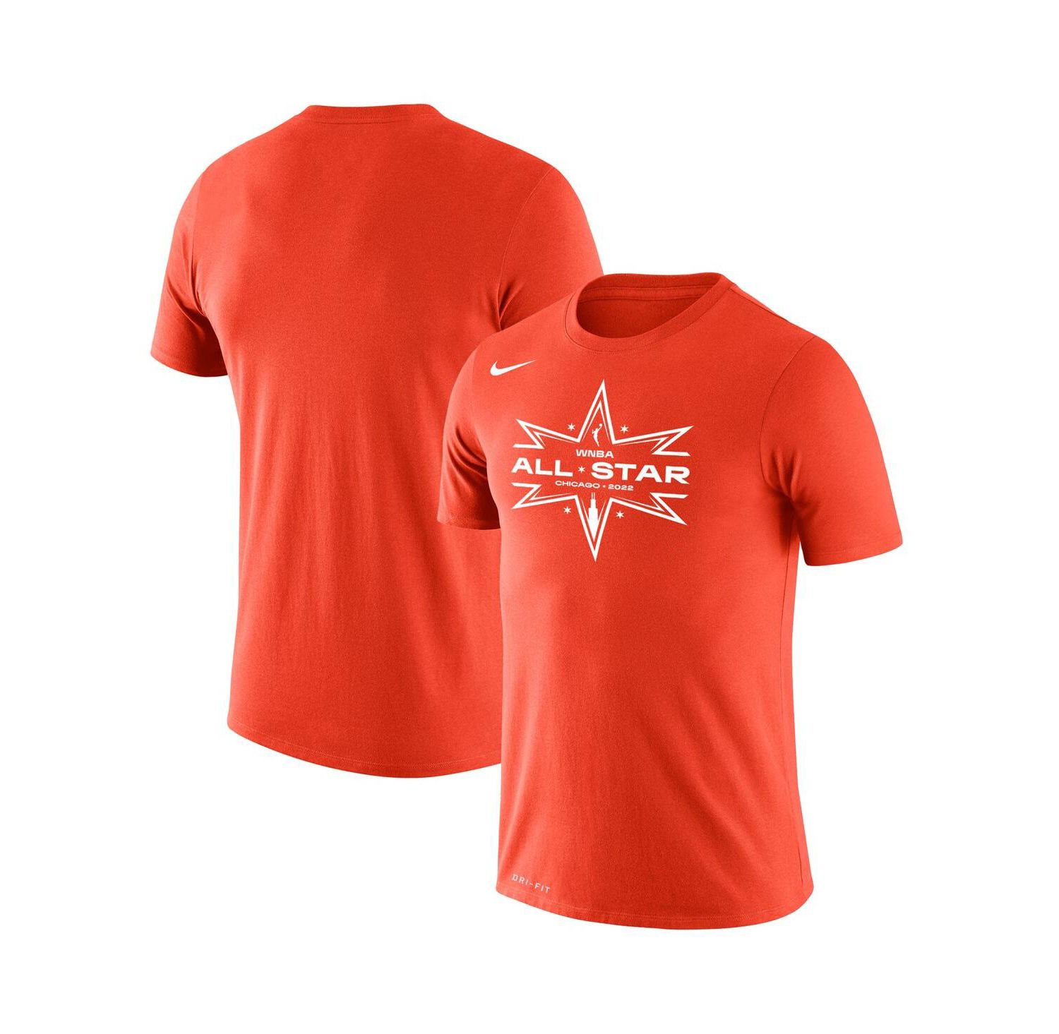 Men's Orange 2022 WNBA All-Star Game Logo Legend Performance T-shirt