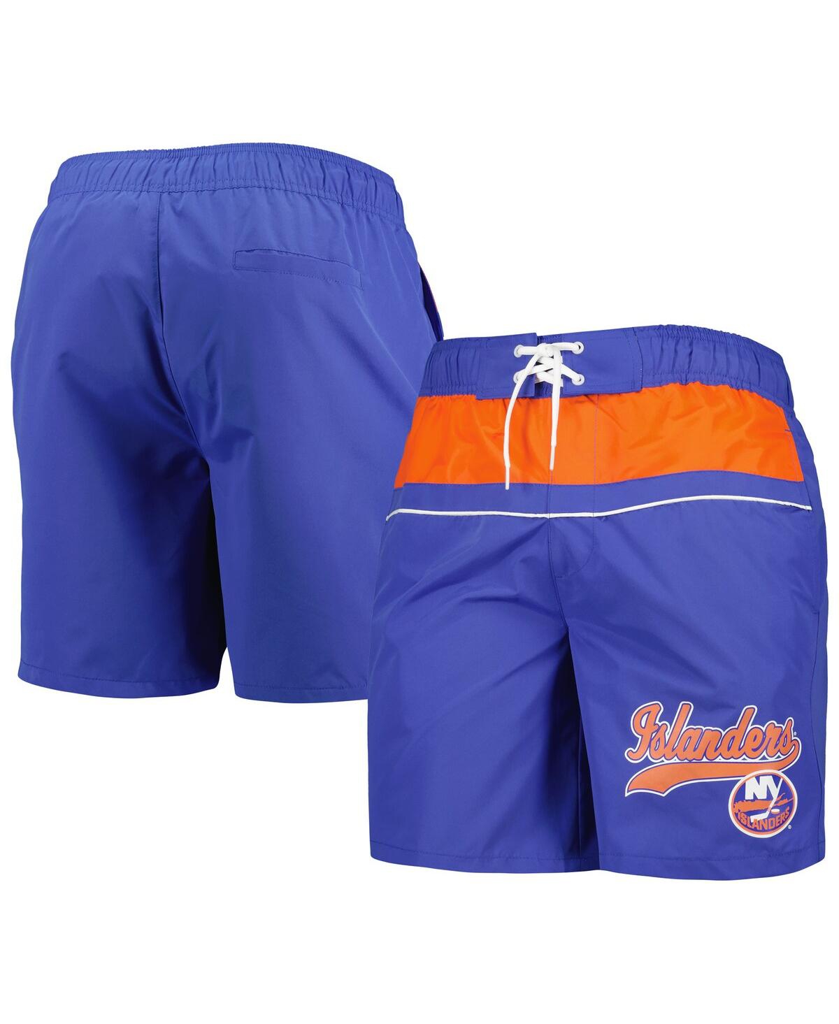 Shop Starter Men's  Royal New York Islanders Freestyle Volley Swim Shorts