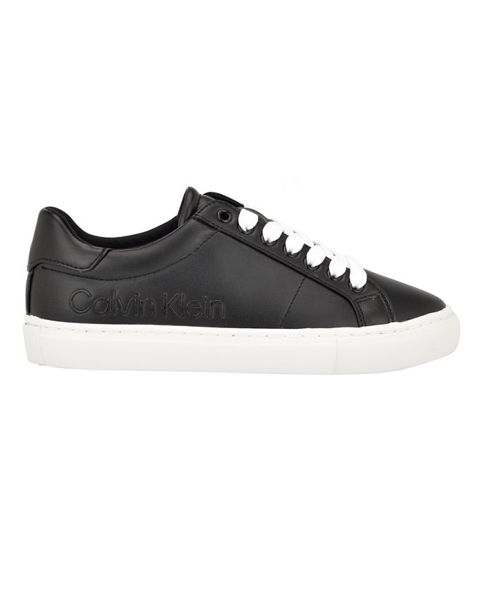 Calvin Klein Women's Camzy Round Toe Lace-Up Casual Sneakers - Macy's