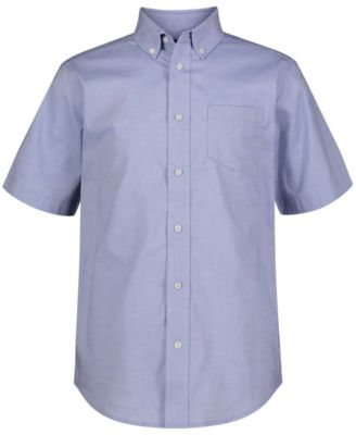 Nautica - Little Boys Stretch Blue Oxford Shirt