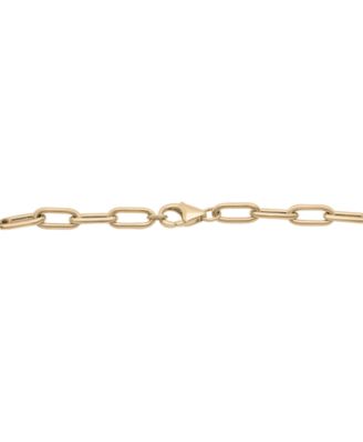 Diamond Circles Paperclip Link Bracelet (1/2 ct. t.w.) in 14k Gold, Created for Macy's