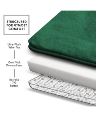 Non-Slip, Ultra Soft Plush, Memory Foam Bath Rug