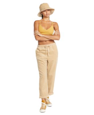 Volcom - Juniors' Pull-On Stone Street Corduroy Pants