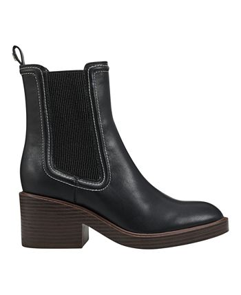 Bandolino faruka block outlet heel zip booties