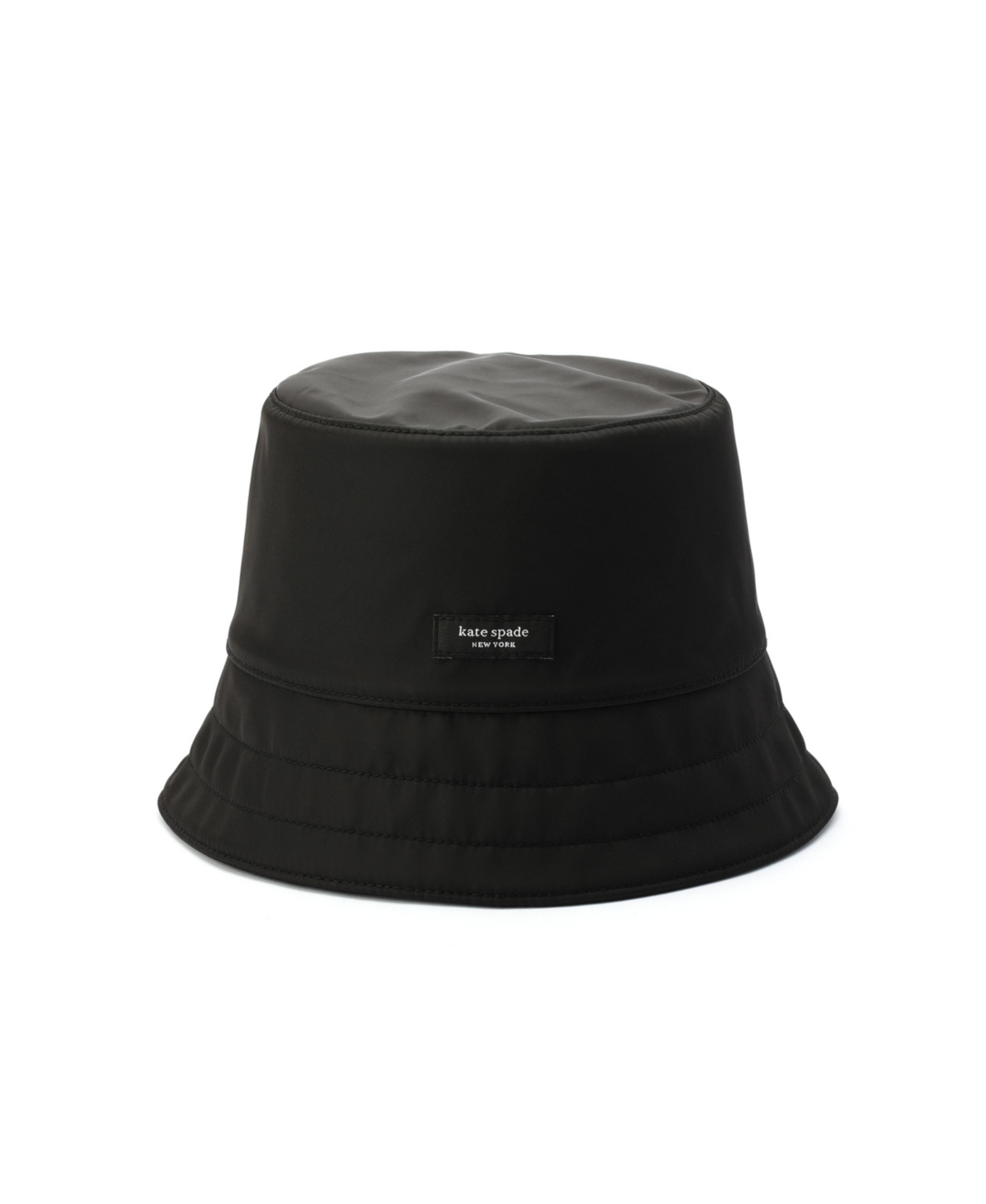 Shop Kate Spade Women's Packable Sam Nylon Bucket Hat In Black