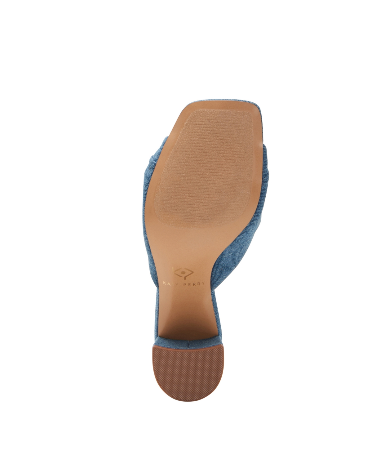 Shop Katy Perry Women's The Tooliped Twisted Slip-on Sandals In Blue Denim