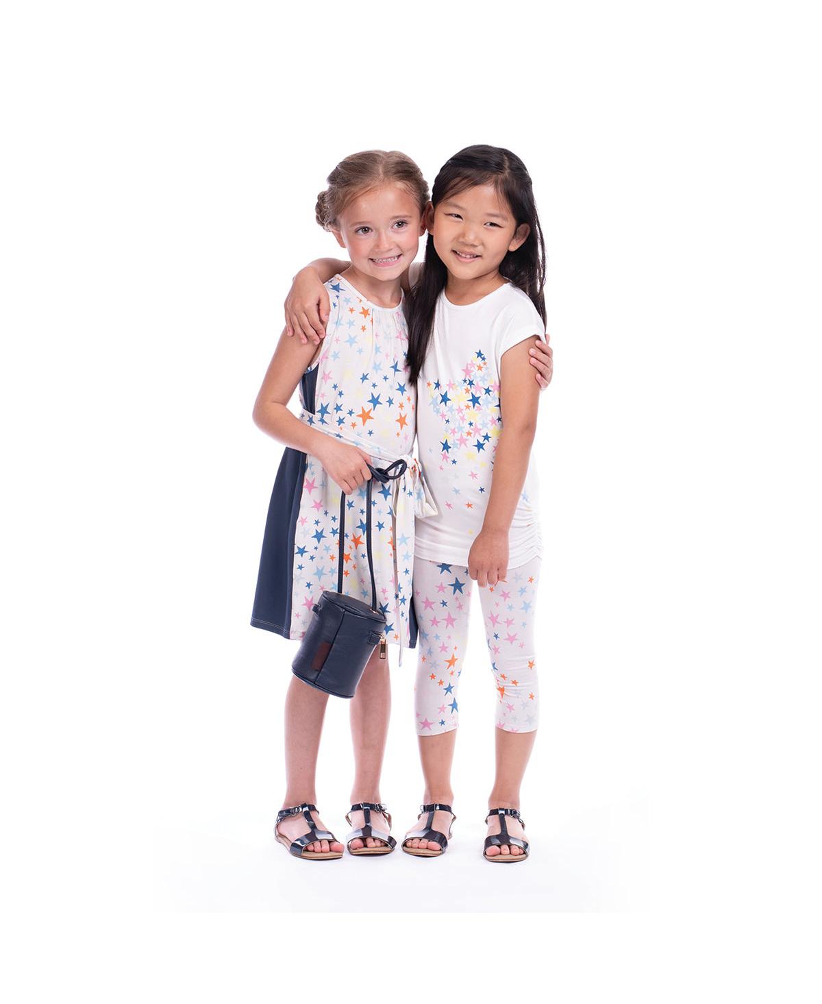 Imoga Collection Little Girls Eleni Star Printed Jersey Leggings - Open miscellaneous 998