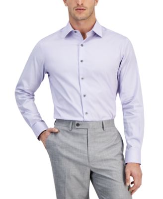 Alfani Men's Regular-Fit Temperature Regulating Solid Dress Shirt, Created  for Macy's - Macy's