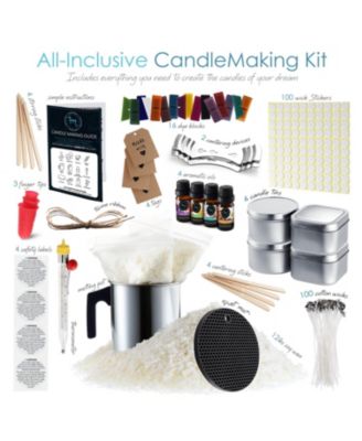 Complete DIY Candle Making Kit for Adults & Kids - 12 Lb. Soy Wax