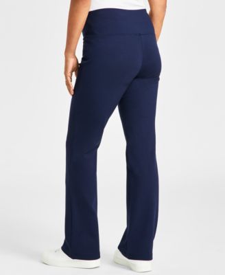 Petite Pull-On Bootcut Ponte Pants, Created for Macy's