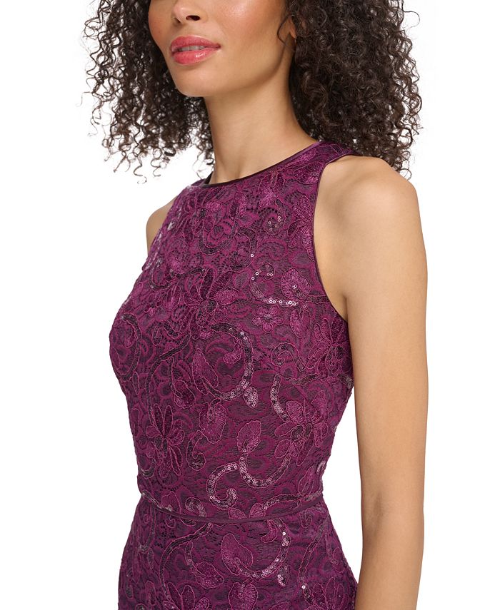 Vince Camuto Sequin Lace Bodycon Dress - Macy's