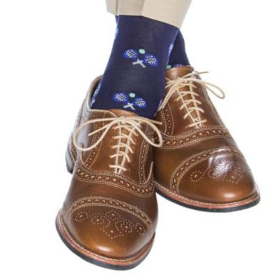 TRAFALGAR Новые носки из мерсеризованного хлопка до середины икры Trafalgar The Rally Tennis