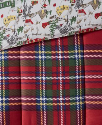 JLA Home Holiday Village 3-Pc. Comforter Set, Created for Macy's