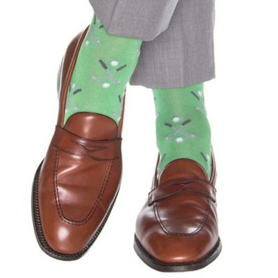 Новые носки из мерсеризованного хлопка до середины икры TRAFALGAR TRAFALGAR Mens Hole In One Golf