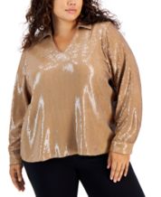 Macys sparkly tops store