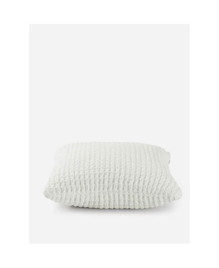 SUNDAY CITIZEN Snug Waffle Throw Pillow, 20" x 20" Macy's