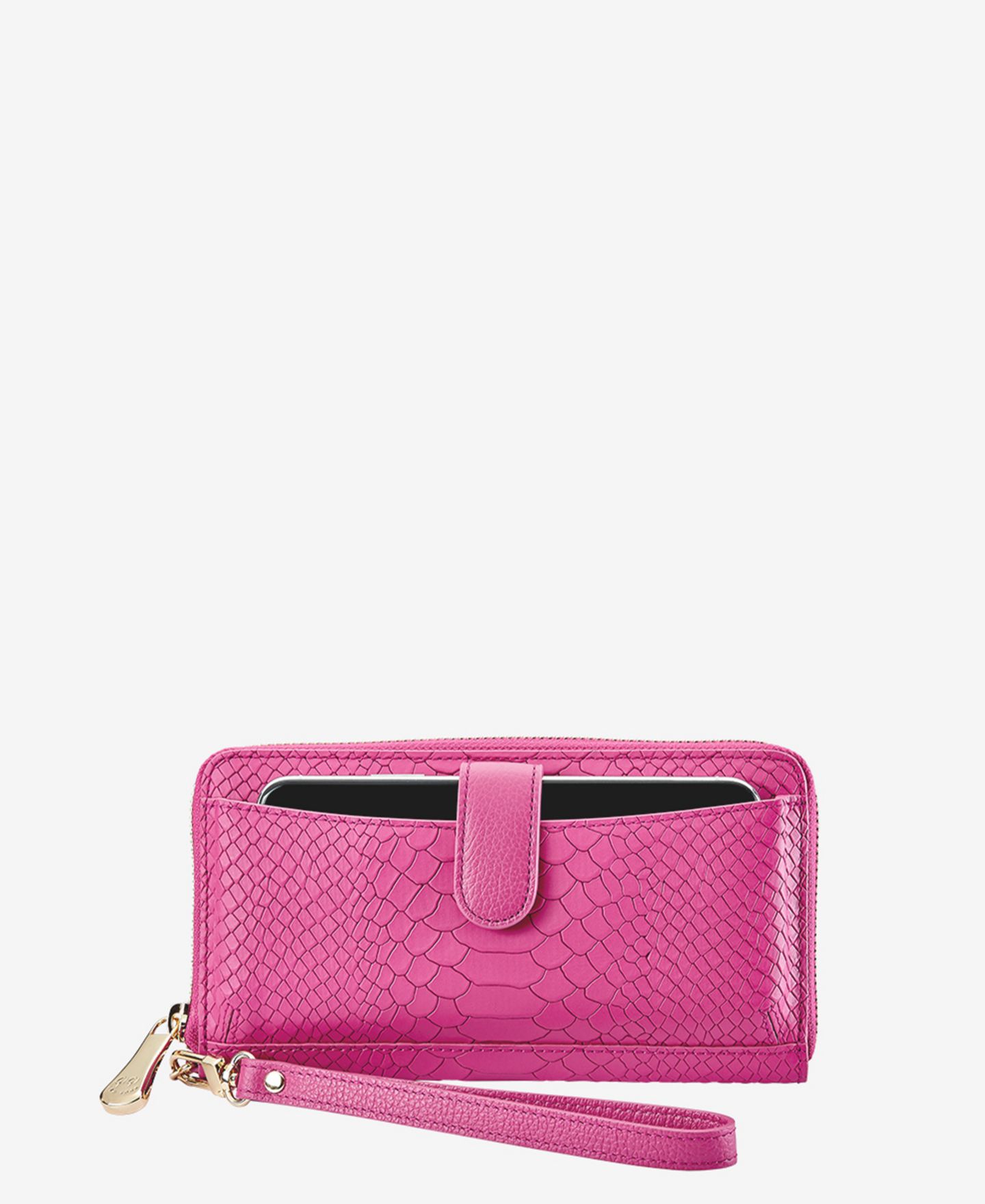 Кошелёк GiGi New York City Leather Phone Wallet, цвет: Azalea — фото 4