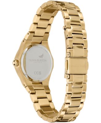 Women's Sports Luxe Hexa Mini Gold-Tone Stainless Steel Bracelet Watch 28mm