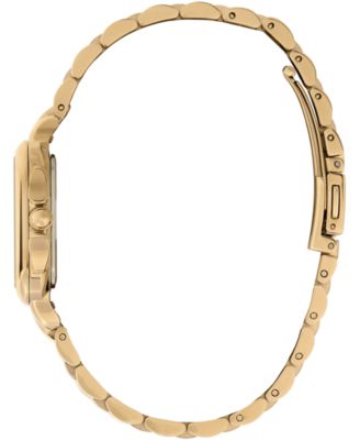 Women's Grosvenor Soft Square Gold-Tone Stainless Steel Bracelet Watch 28mm