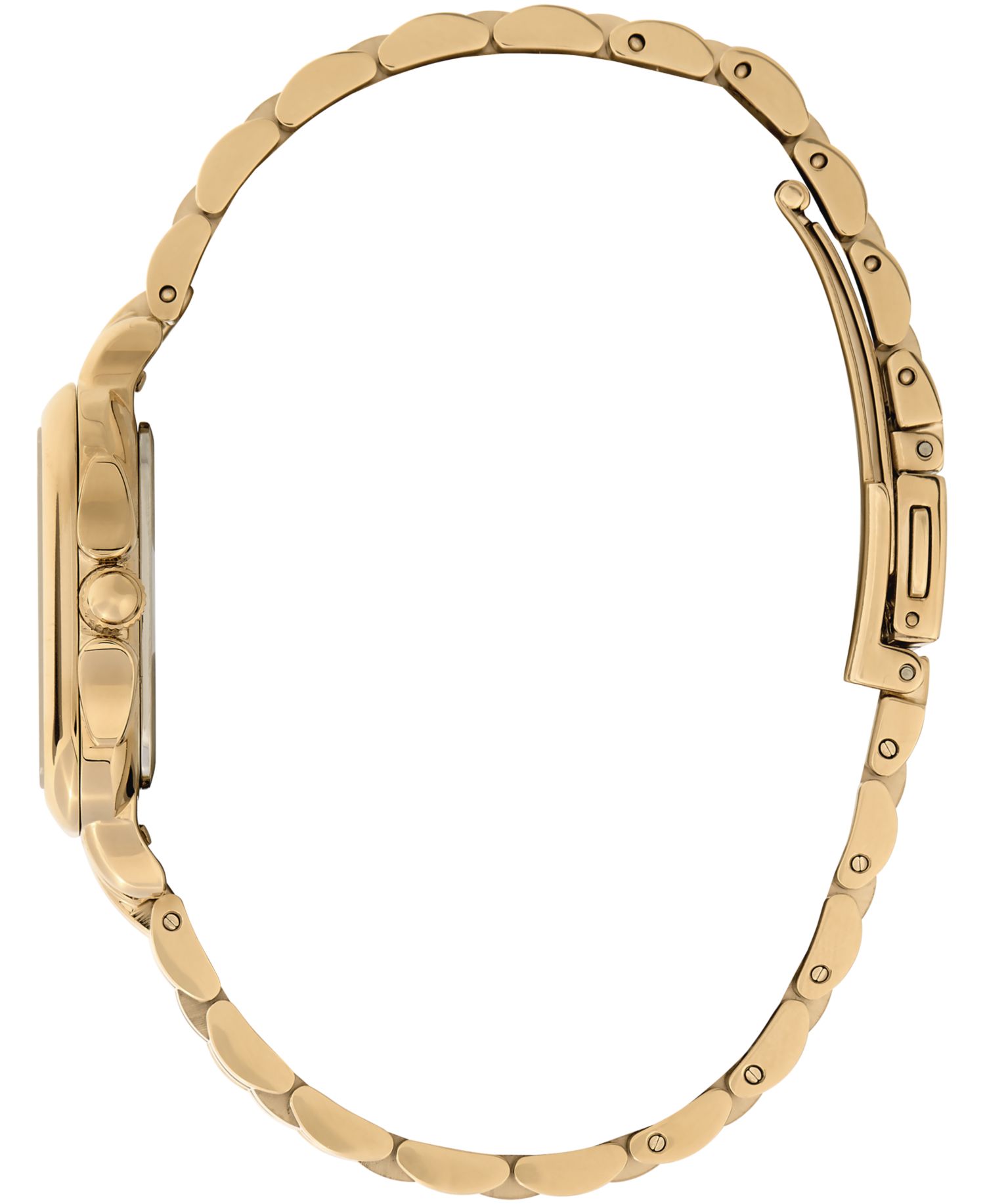 Women's Grosvenor Soft Square Gold-Tone Stainless Steel Bracelet Watch 28mm